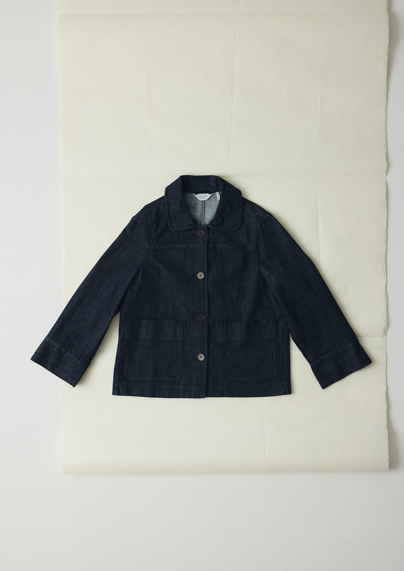 ジャケット・アウター 1940s indigo linen doublebreasted jacket Pas de Calais Linen Indigo Chambray Jacket in Navy – Dick's Edinburgh