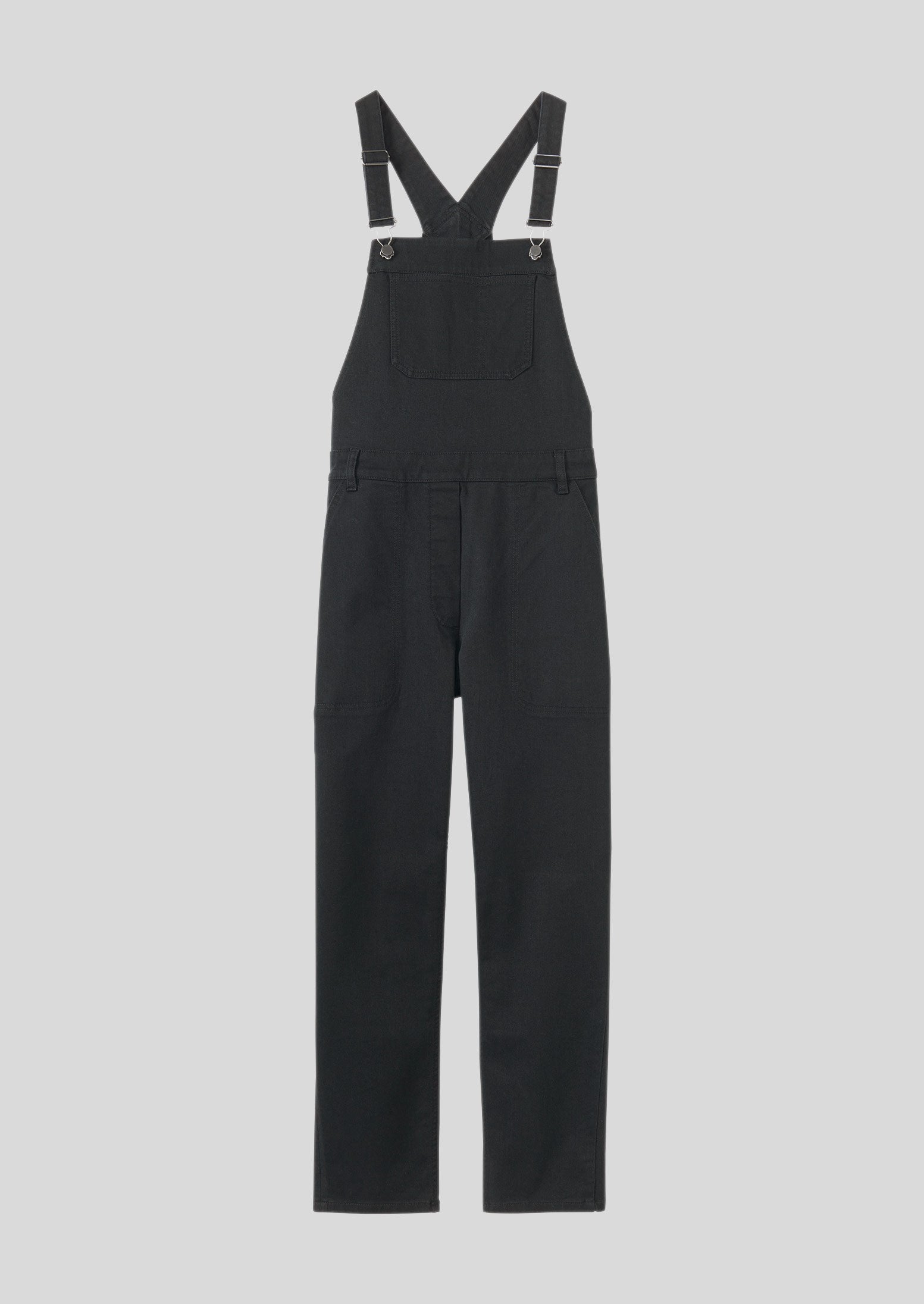 Mens black denim dungarees best sale