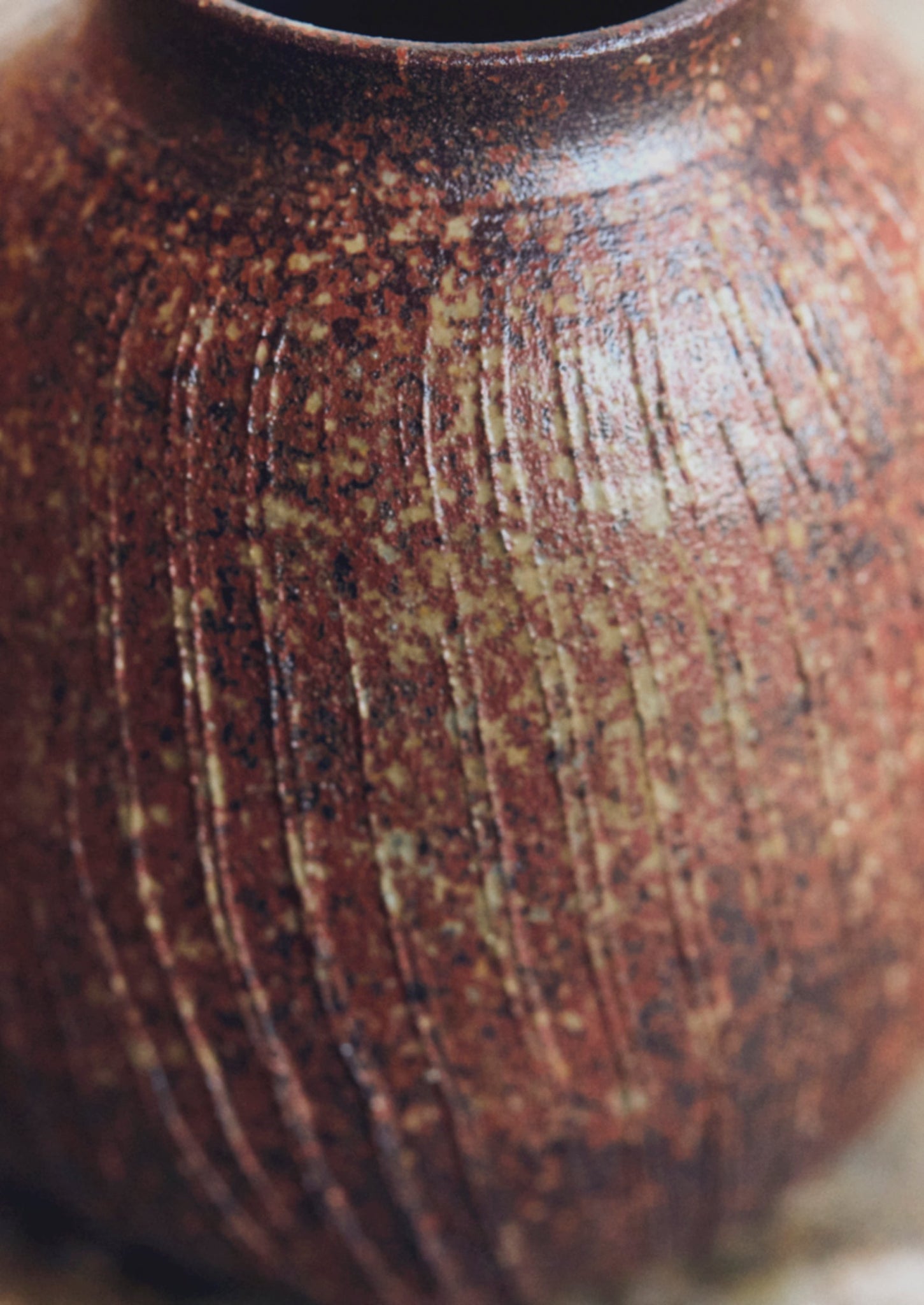 Laerke Moller Hansen Bud Vase | Brown/Olive