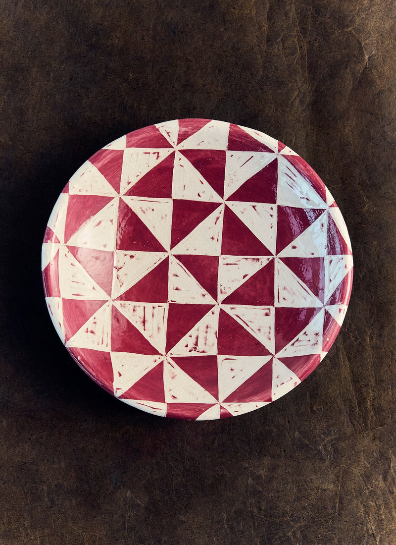Hannah Watts Protea Plate | Grape Multi