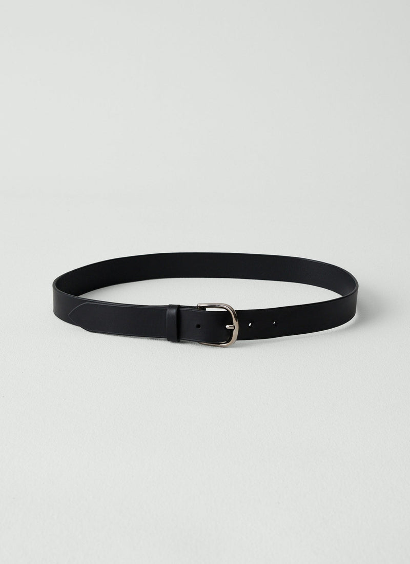 Laperruque Leather Buckle Belt | Black