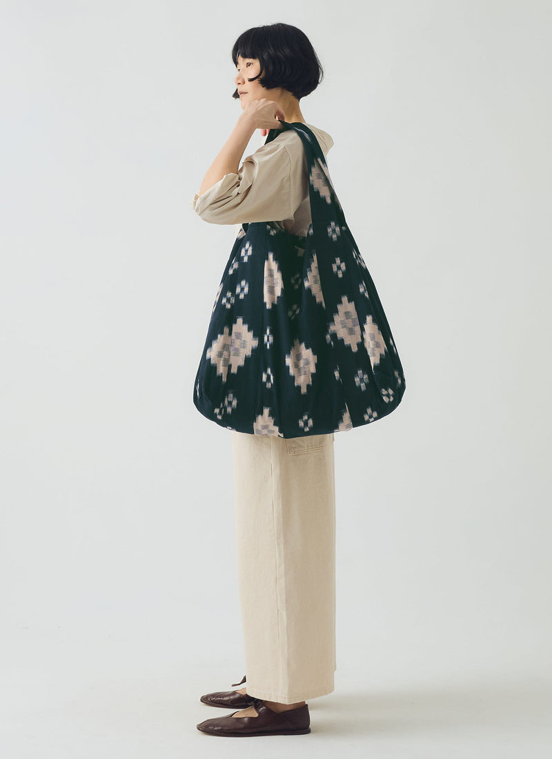 Fugue Ikat Bag | Midnight/Sand