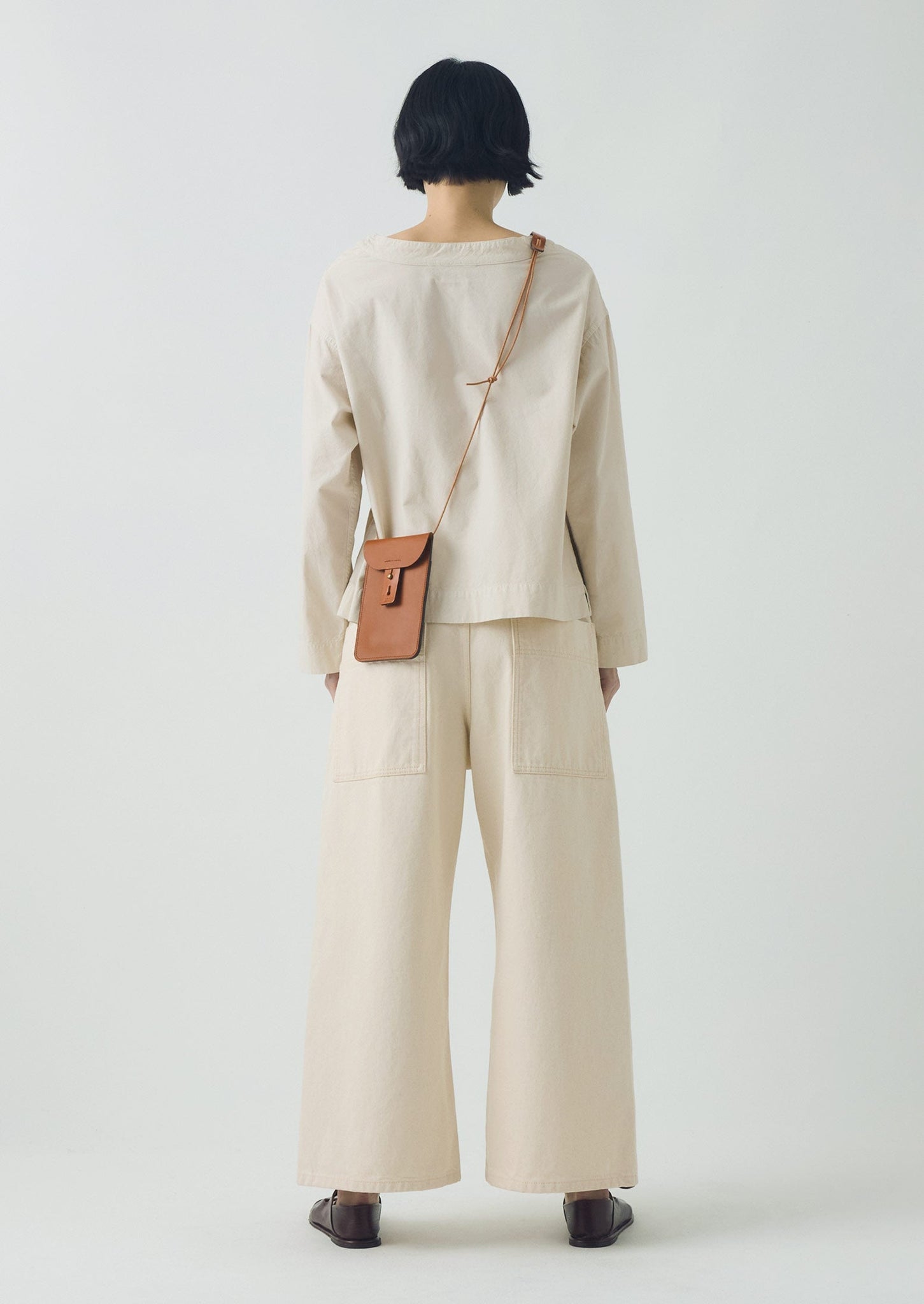 Bleu De Chauffe Leather Pouch | Tan