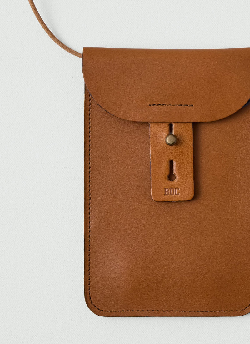 Bleu De Chauffe Leather Pouch | Tan