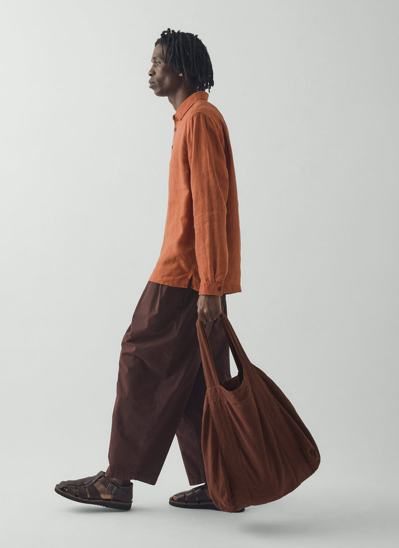 Garment Dyed Linen Bag | Fig