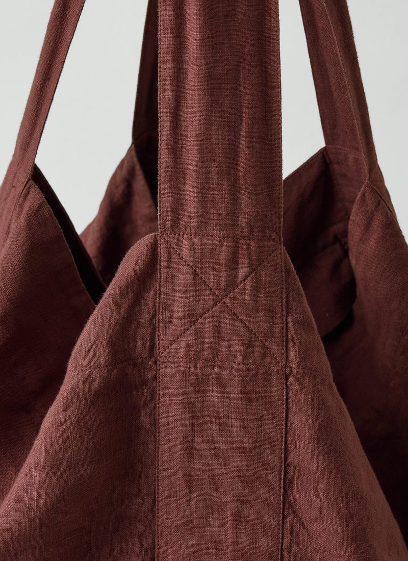 Garment Dyed Linen Bag | Fig