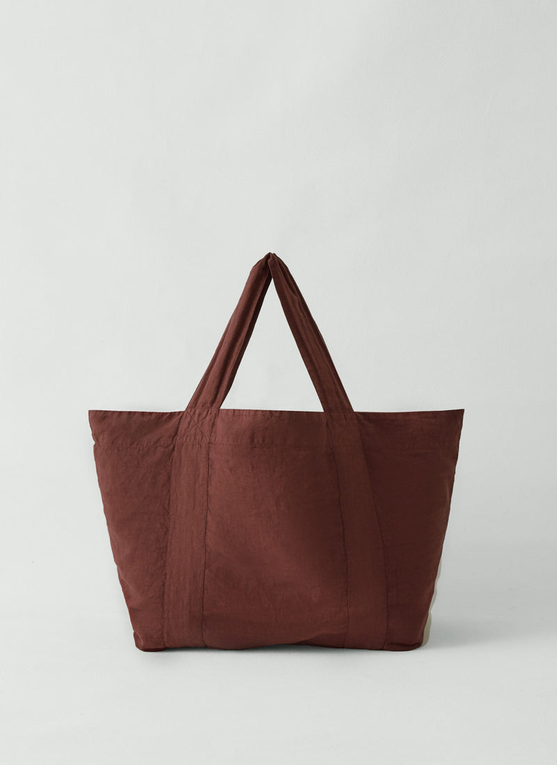 Garment Dyed Linen Bag | Fig