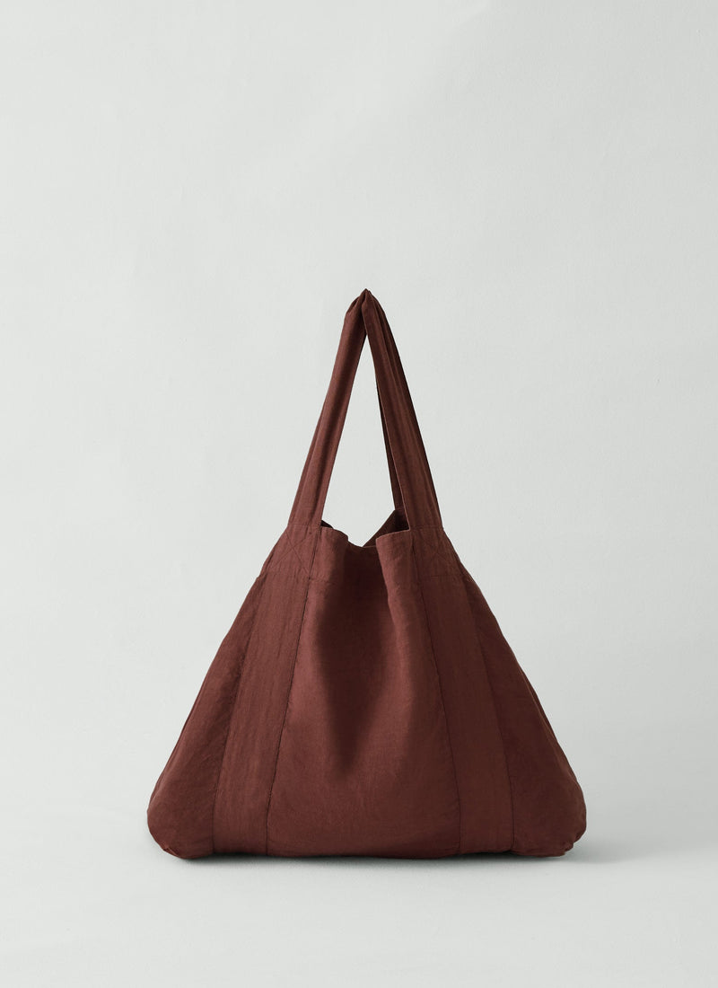 Garment Dyed Linen Bag | Fig