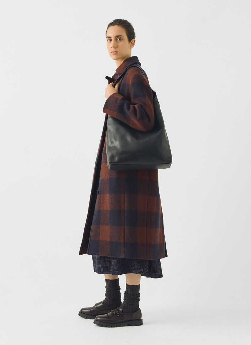 Il Bisonte Leather Shoulder Bag | Black