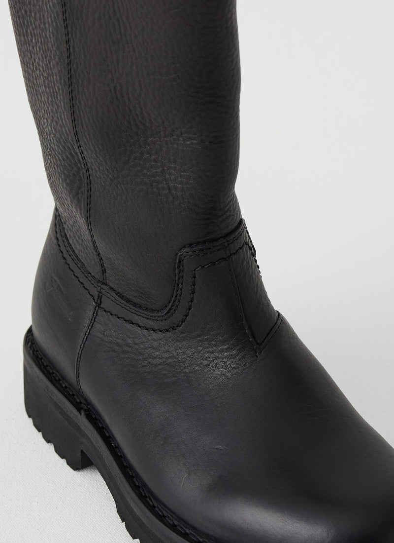Fracap Eloide Leather Boots | Black