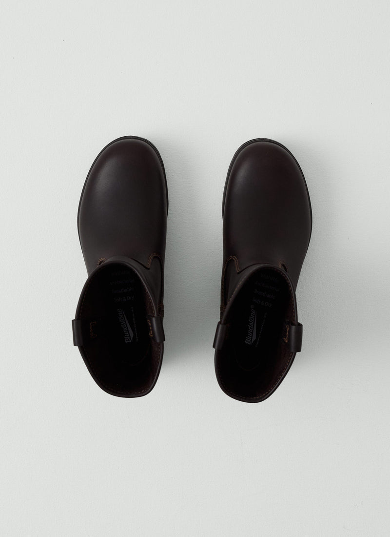 Blundstone Originals Leather Tall Pull On Boots | Dark Brown