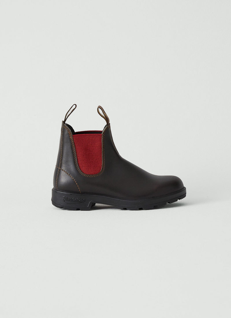 Blundstone Originals Leather Chelsea Boots | Brown/Crimson
