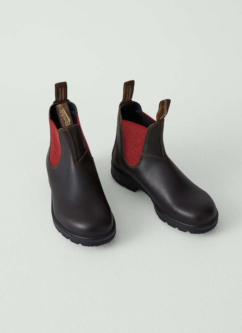 Blundstone Originals Leather Chelsea Boots | Brown/Crimson