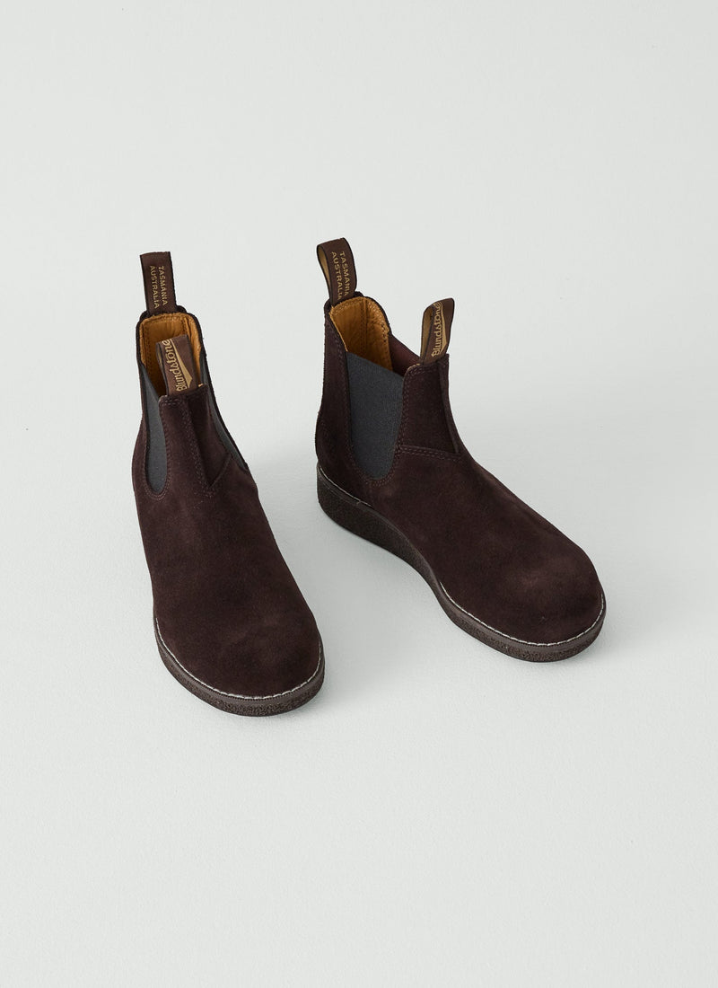 Blundstone Cork Suede Boots | Dark Brown