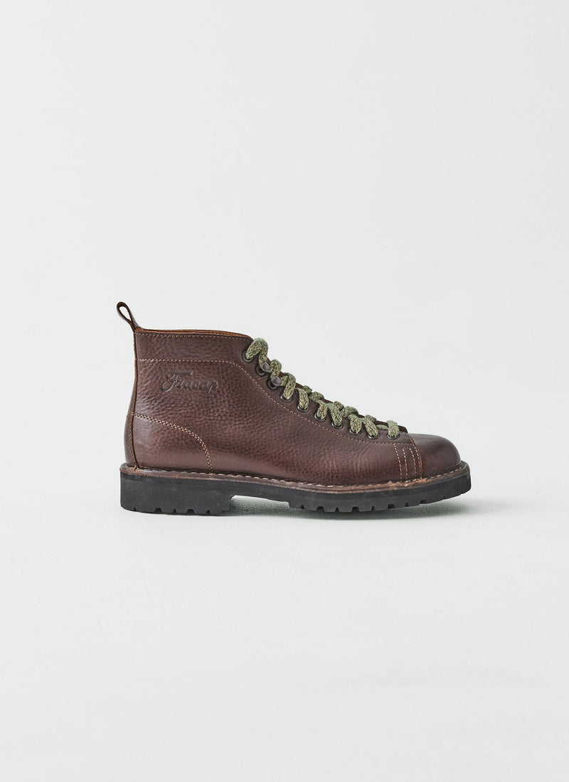 Fracap Leather Monkey Boots | Dark Brown