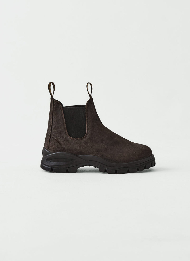 Blundstone Wax Suede Lug Boots | Dark Brown