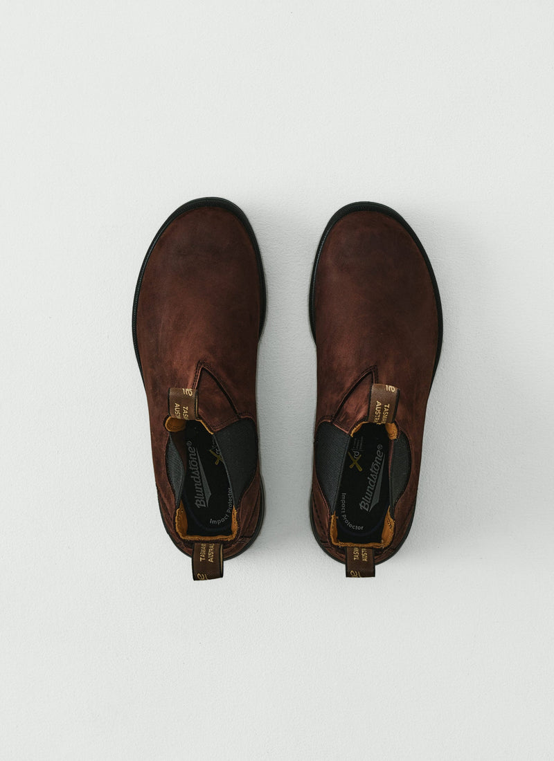 Blundstone Terrain Nubuck Chelsea Boots | Burnt Sienna