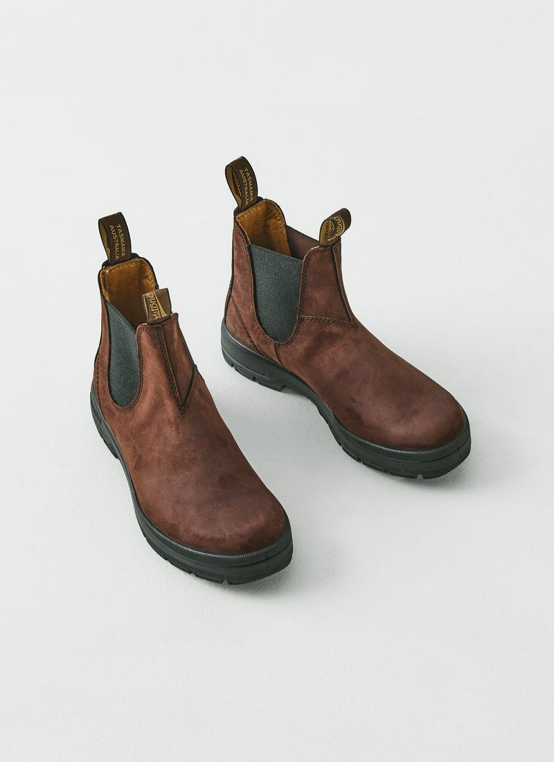 Blundstone Terrain Nubuck Chelsea Boots | Burnt Sienna