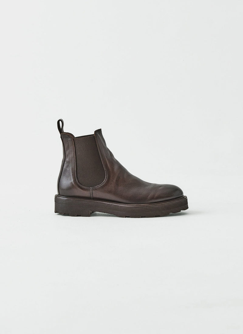 Sturlini Leather Chelsea Boots | Dark Brown