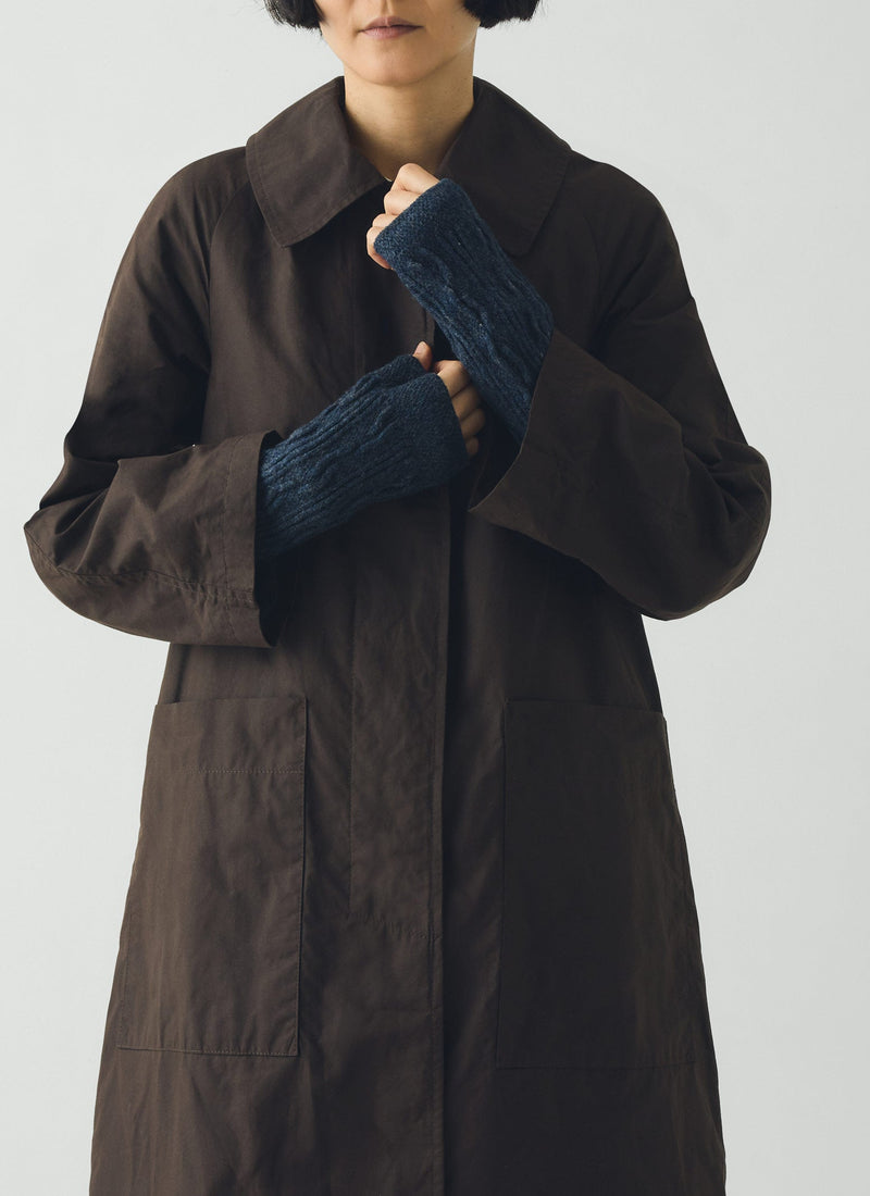 Nishiguchi Kutsushita Wool Hand Warmers | Deep Blue