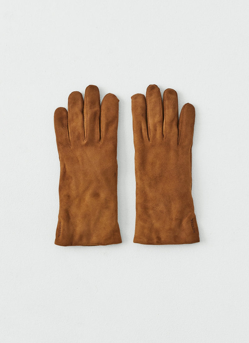 Hestra Elisabeth Suede Gloves | Whiskey