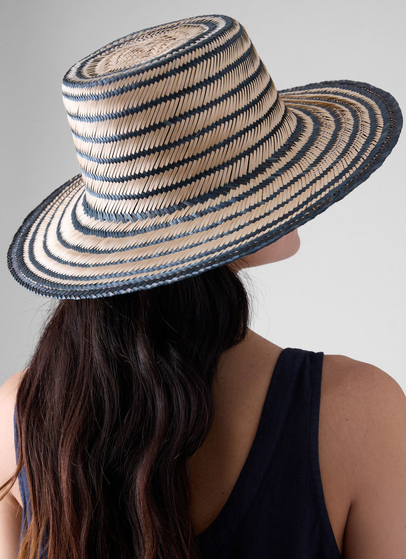 Guanabana Straw Hat | Black/Natural