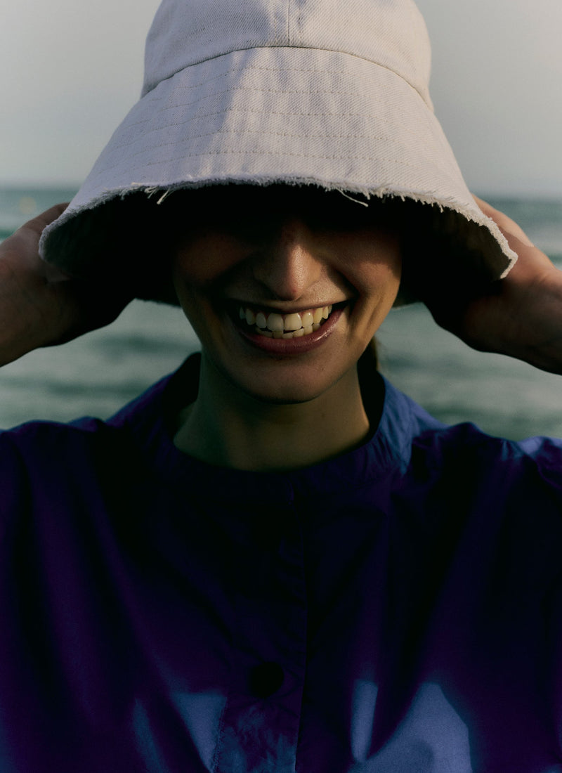 Beton Cire Cotton Hemp Hat | Ecru