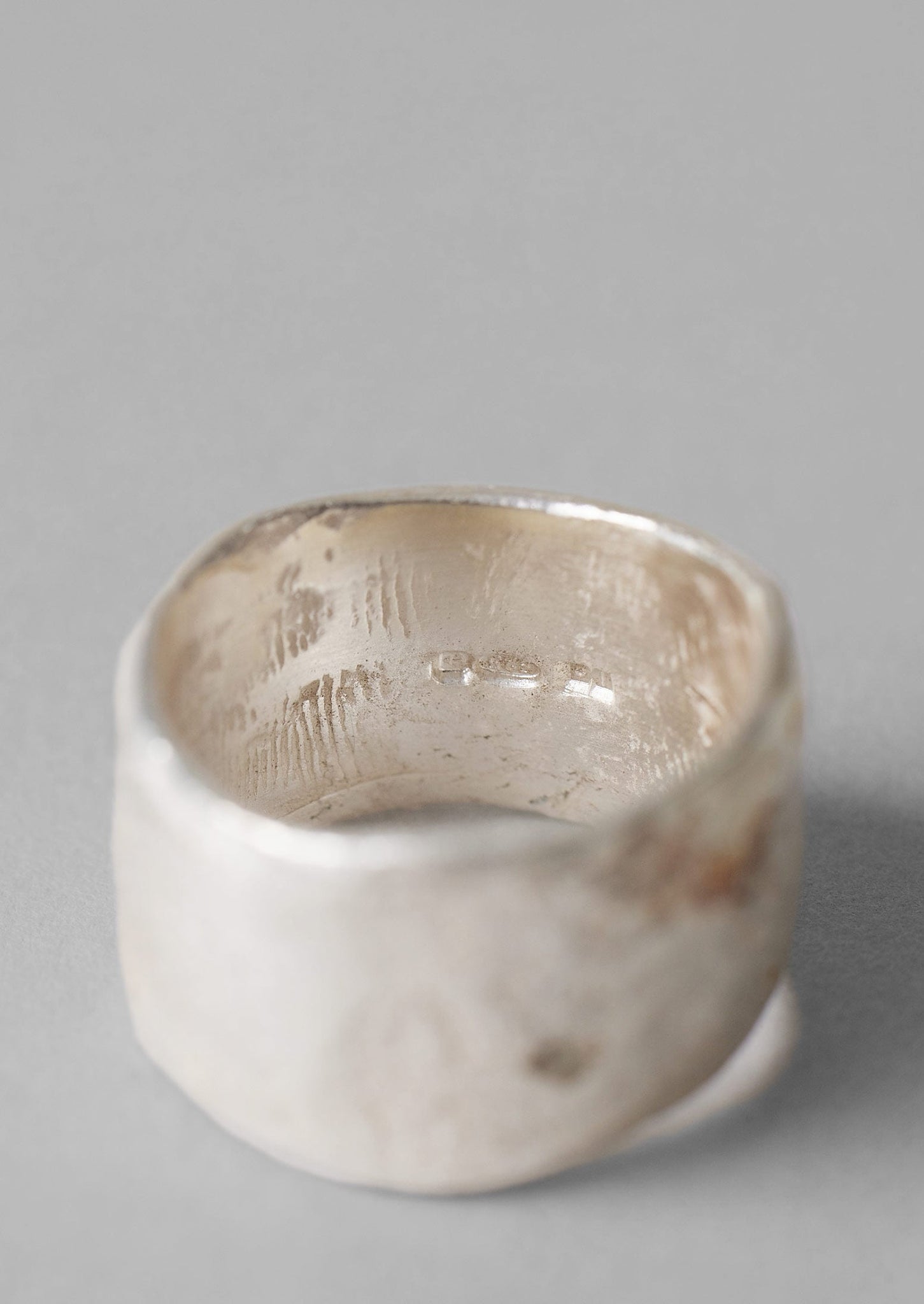 Emily Nixon Sculptural Rock Ring | Silver