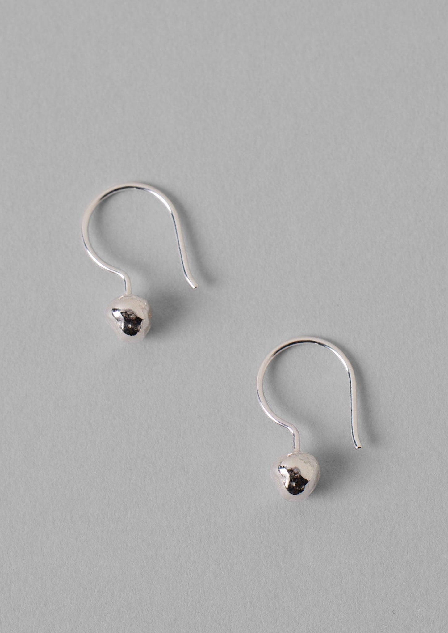 Sally Lacock Seed Drop Earrings | Silver
