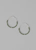 Helena Rohner Miyuki Glass Hoop Earrings | Fern