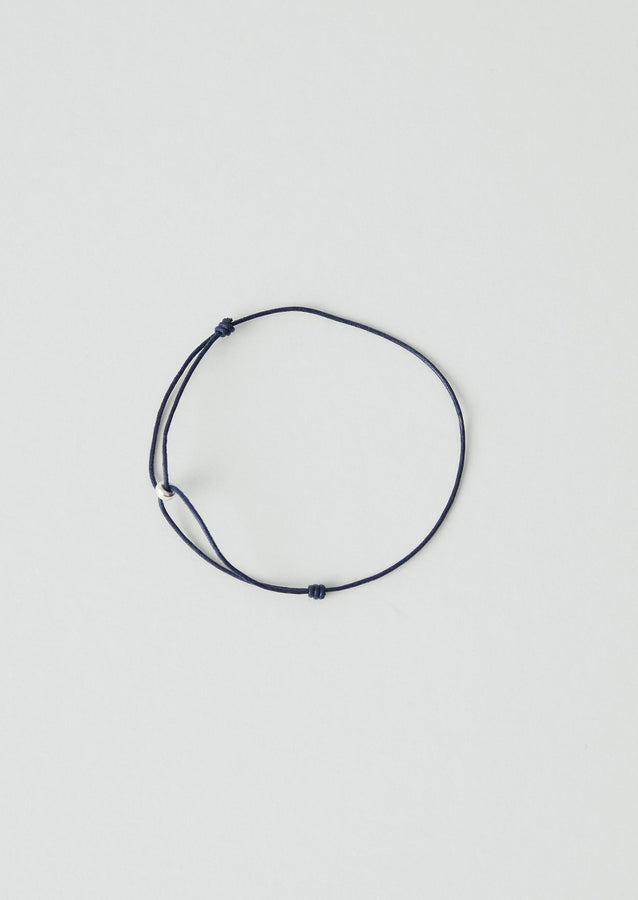 Helena Rohner Silver Bead Bracelet | Navy/Silver