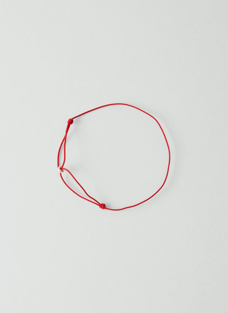 Helena Rohner Silver Bead Bracelet | Tomato/Silver