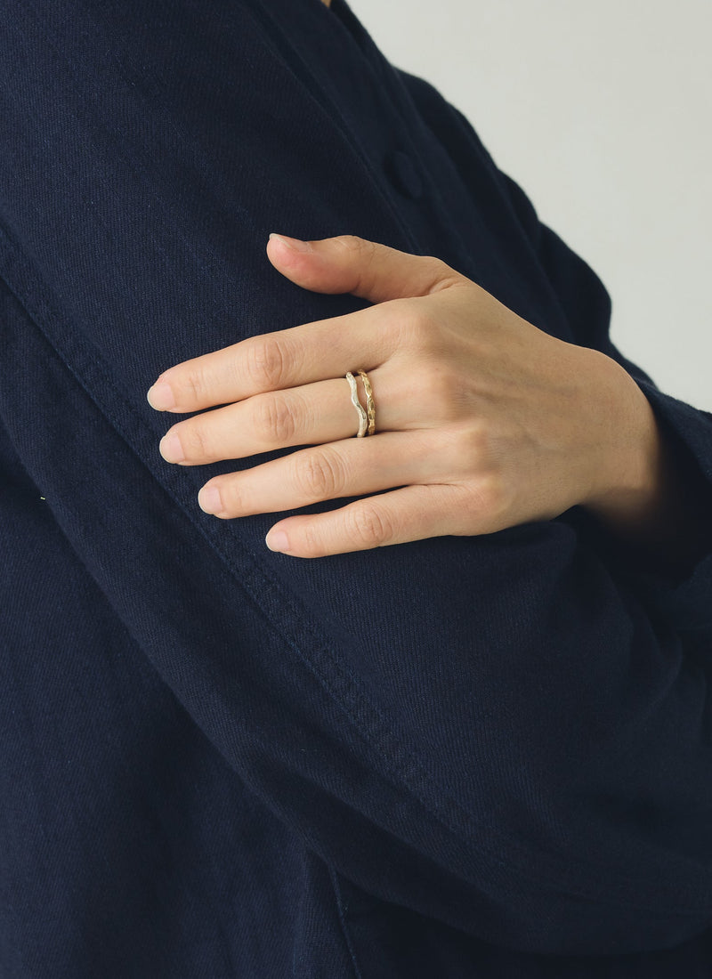 Emily Nixon Small Relic Ring | Silver