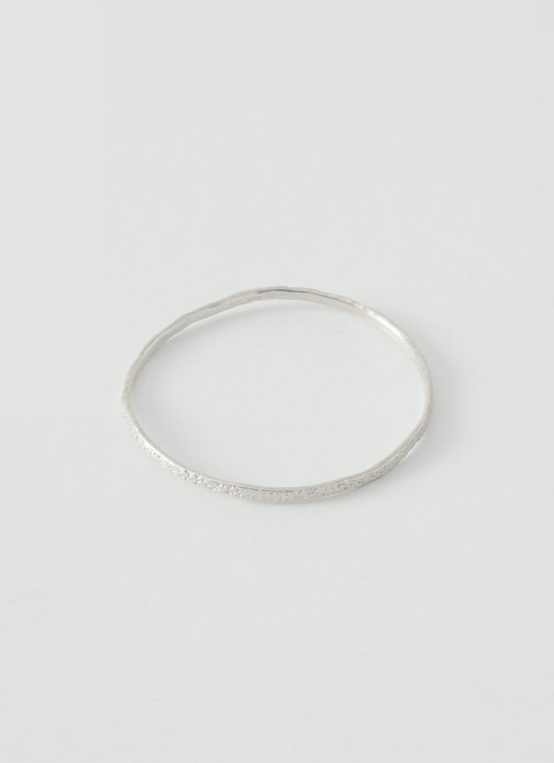Emily Nixon Fine Silver Urchin Bangle | Silver