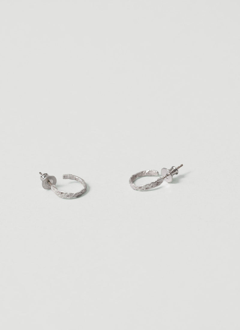 Emily Nixon Urchin Hoop Earrings | Silver