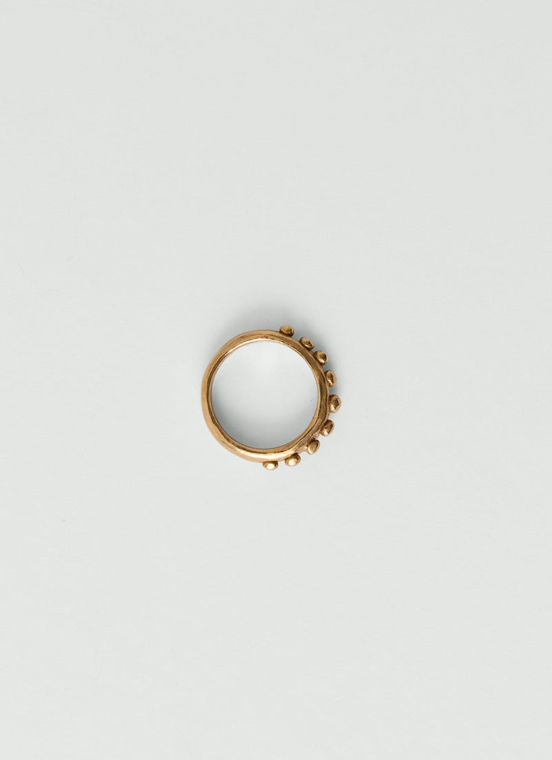 Alba Bronze Crown Ring | Bronze