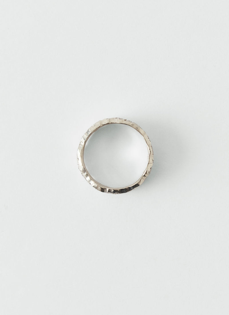 Sally Lacock Silver Bark Ring | Silver