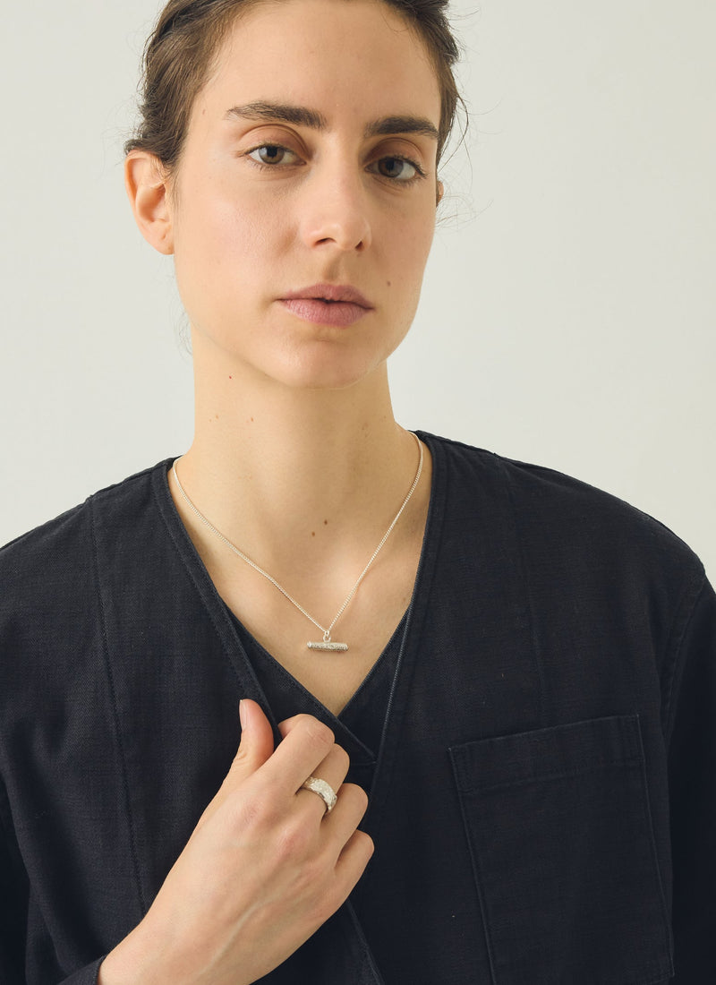 Sally Lacock Silver Bark Ring | Silver