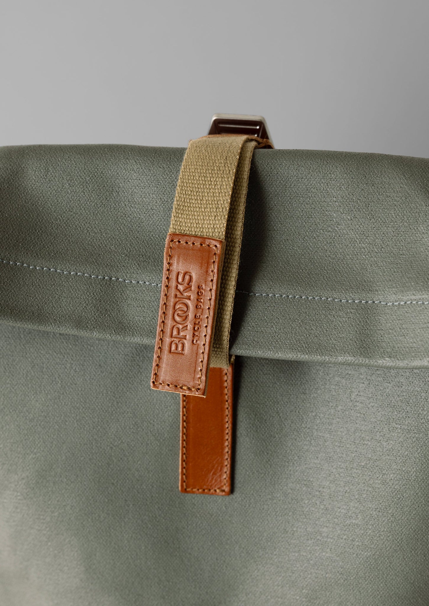 Brooks England Pickwick Canvas Backpack Sage TOAST