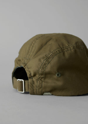 Decho Weatherproof Cotton Panelled Cap | Olive