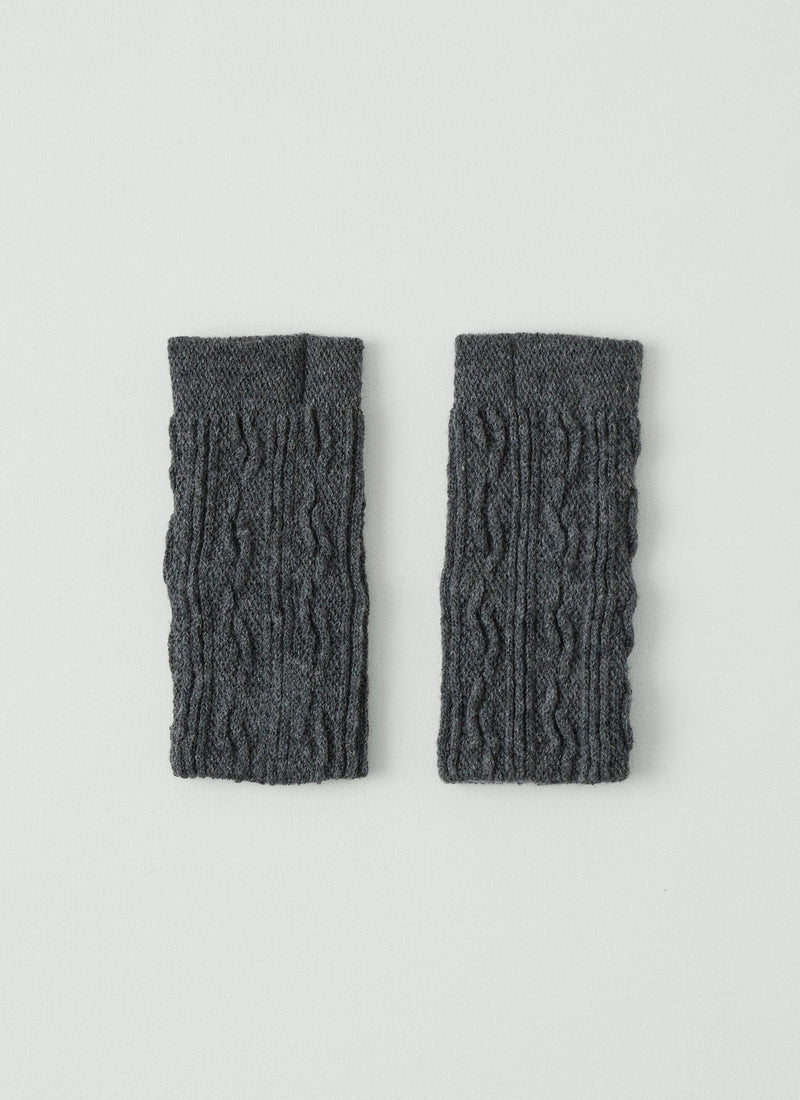 Nishiguchi Kutsushita Wool Hand Warmers | Charcoal
