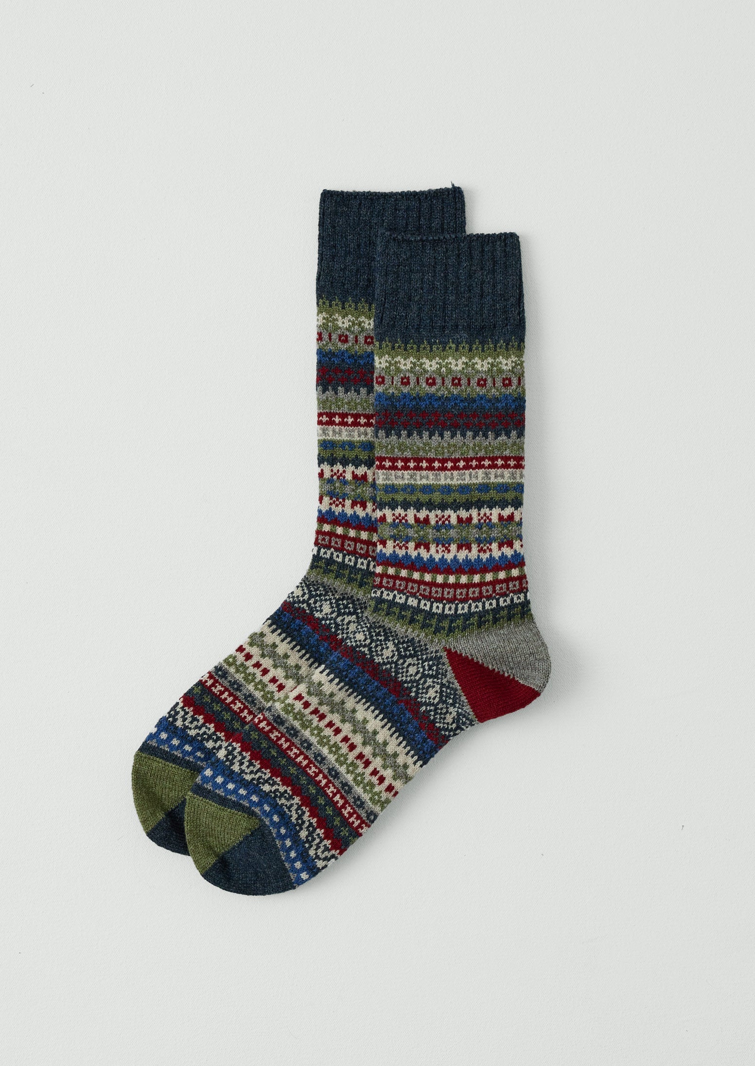 Chup Wool Blend Socks | Blue Multi