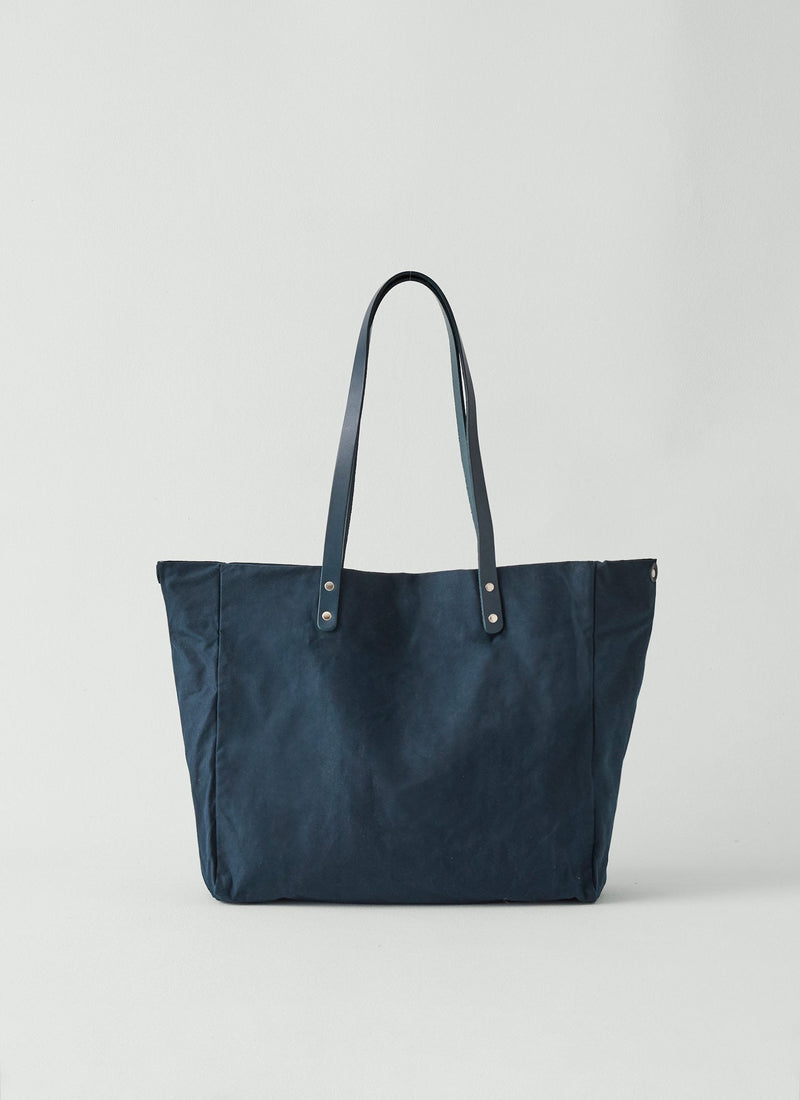 Kate Sheridan Waxed Canvas Tote | Midnight