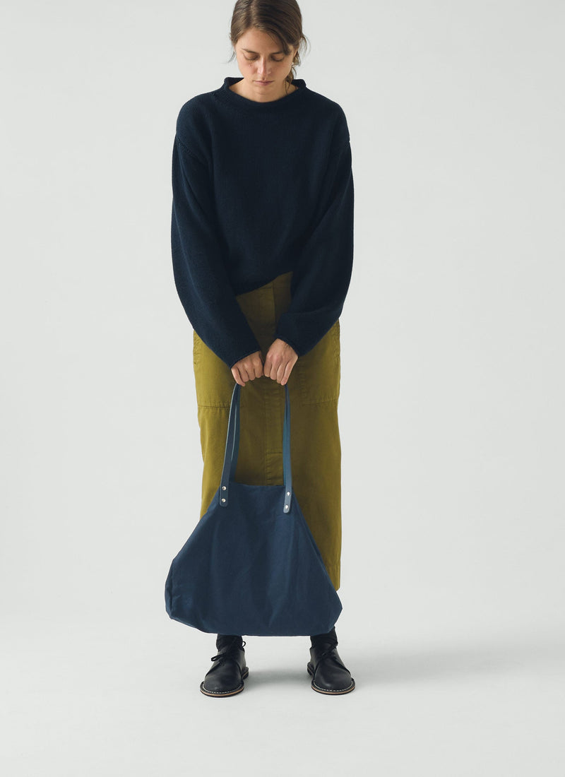 Kate Sheridan Waxed Canvas Tote | Midnight
