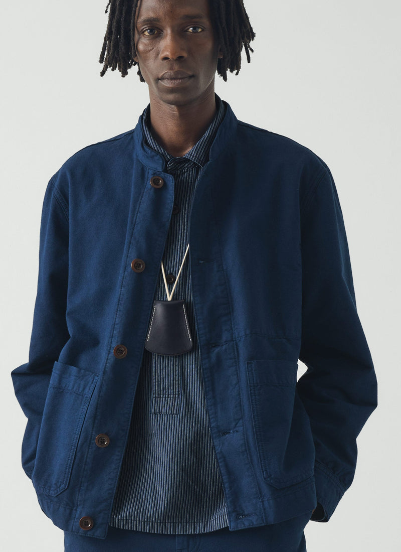 Laperruque Leather Bell Key Holder | Navy