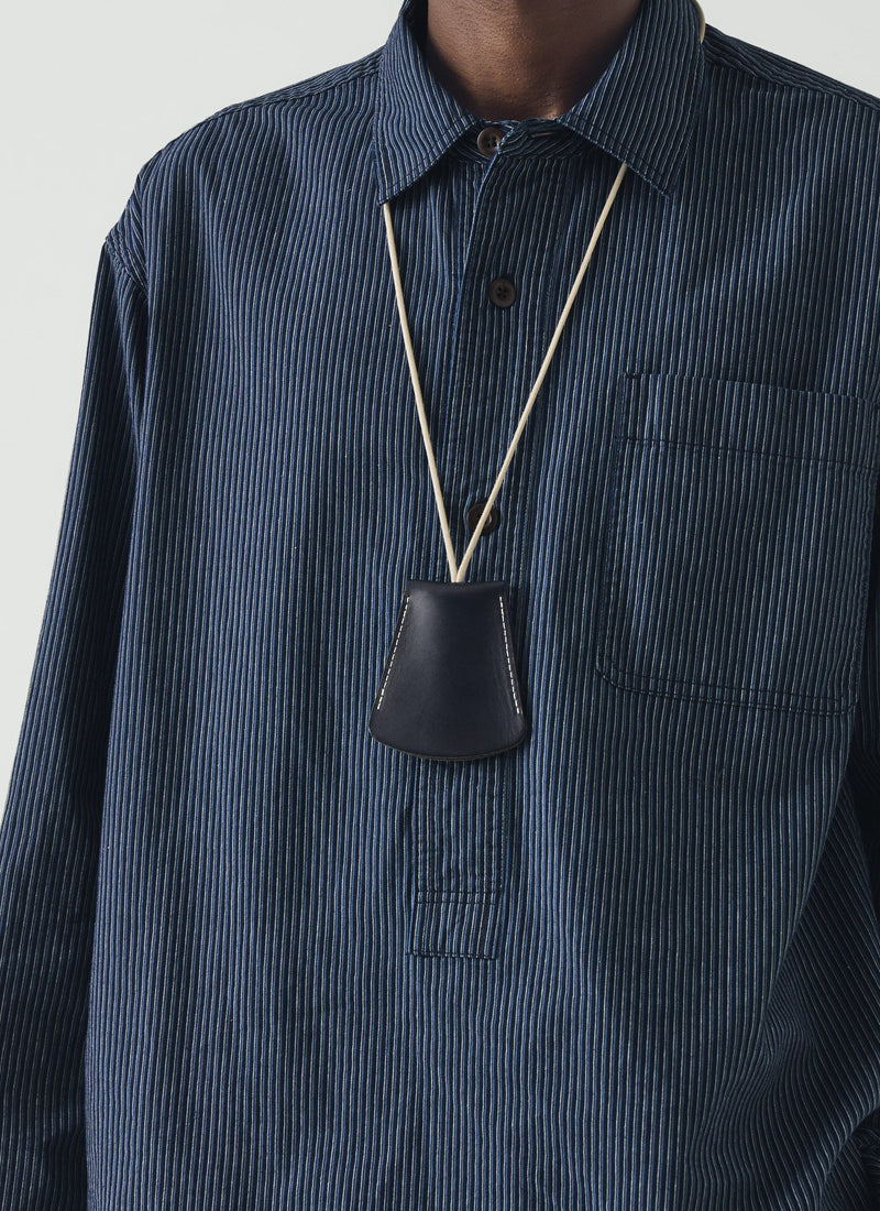 Laperruque Leather Bell Key Holder | Navy