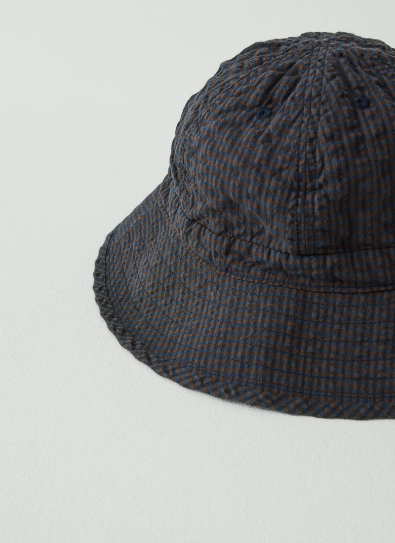 Decho Washi Sun Hat | Brown/Navy