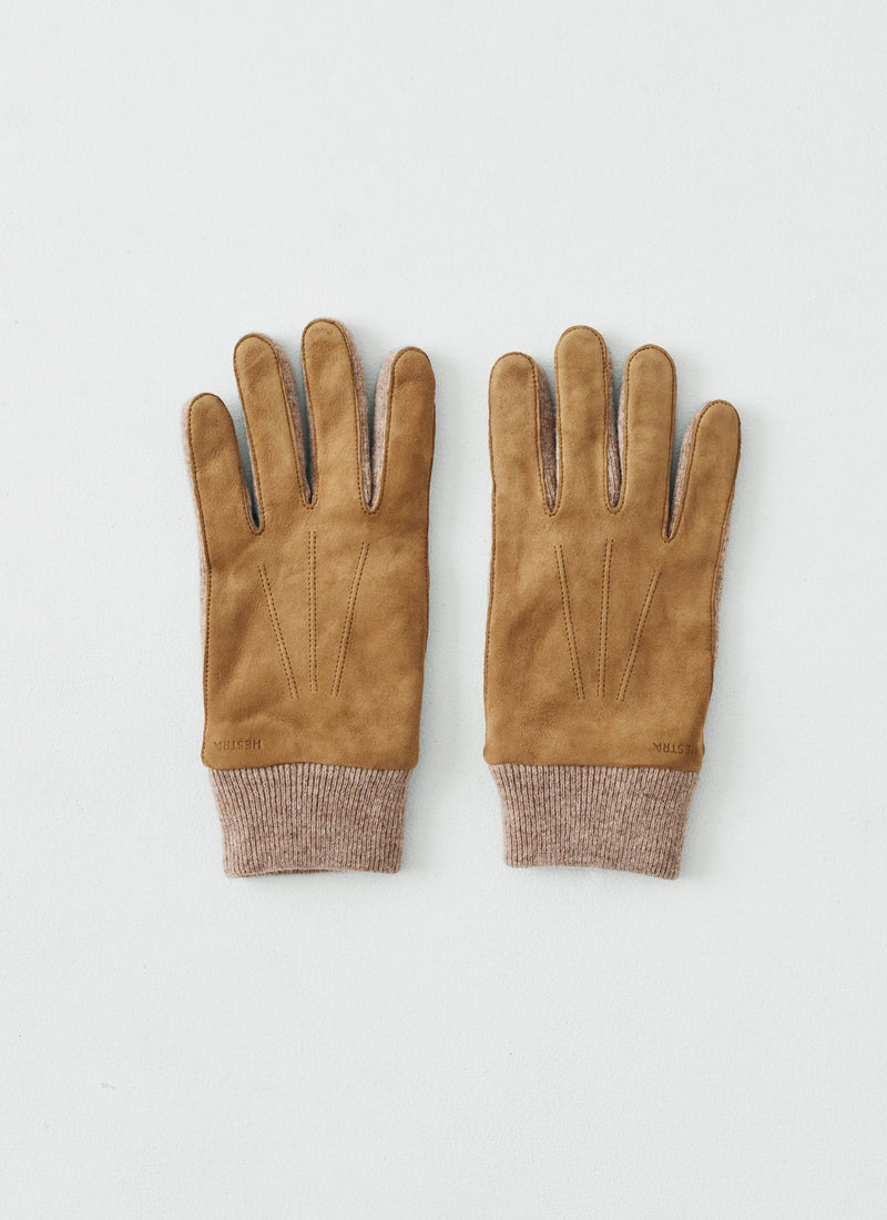 Hestra Geoffrey Suede Gloves | Camel