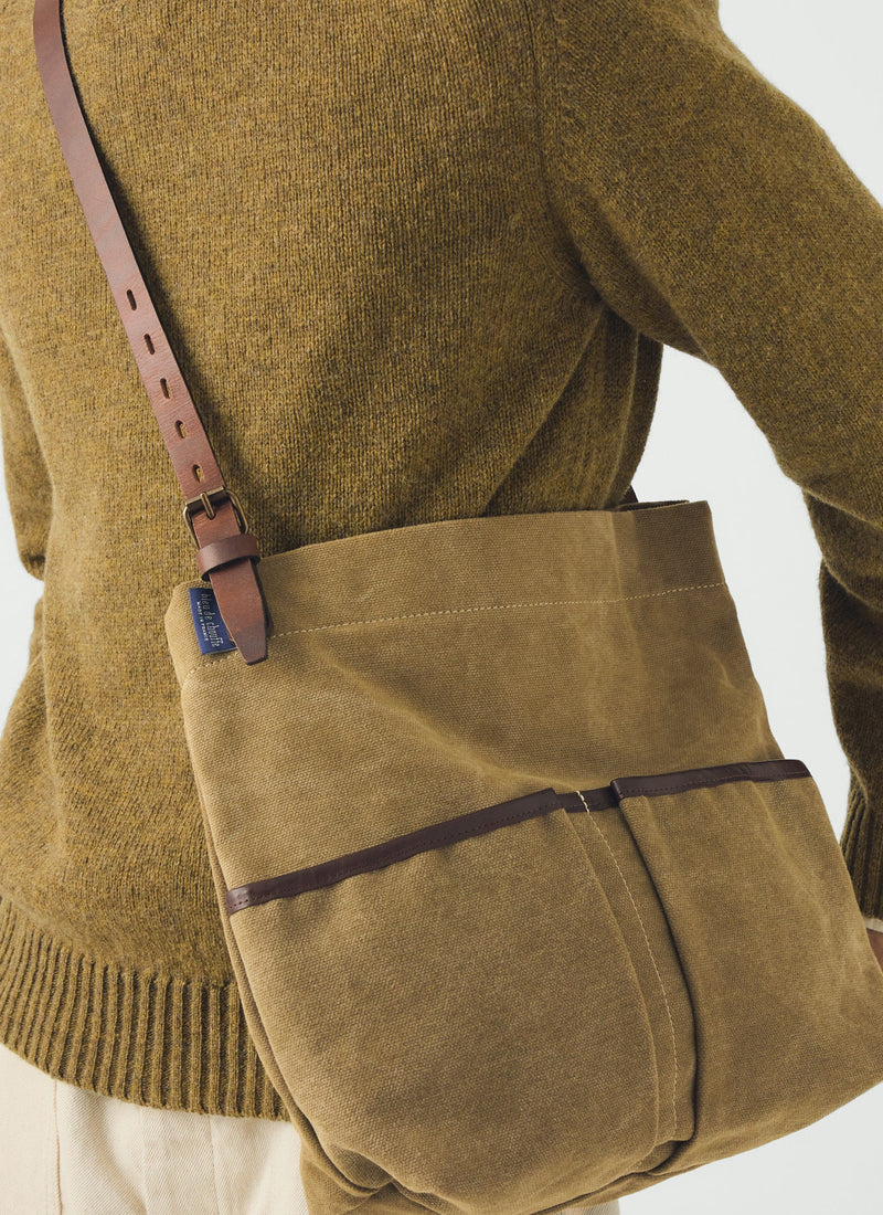 Bleu De Chauffe Gombe Cotton Bag | Khaki