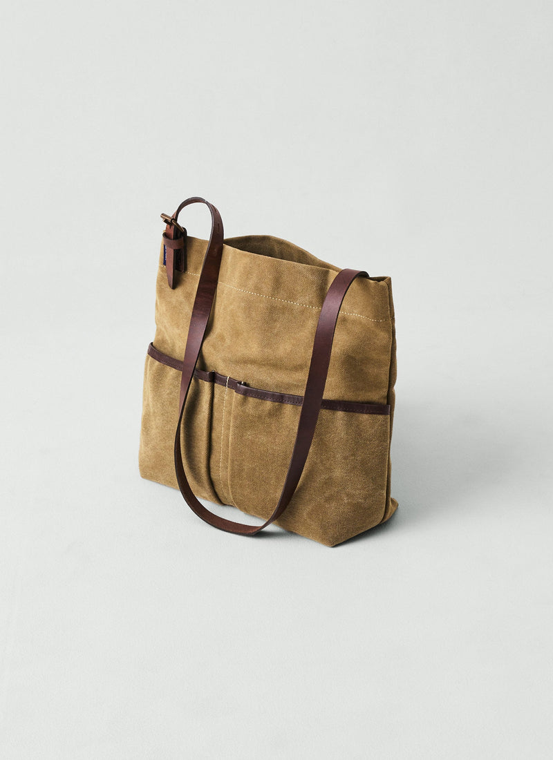 Bleu De Chauffe Gombe Cotton Bag | Khaki